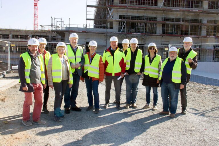 Baustellenbesichtigung am Lohrer Sommerberg