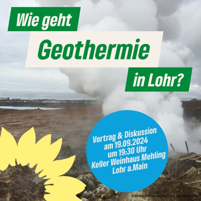 Geothermie Vortrag und Wahl des OV Vorstandes in Lohr a. Main