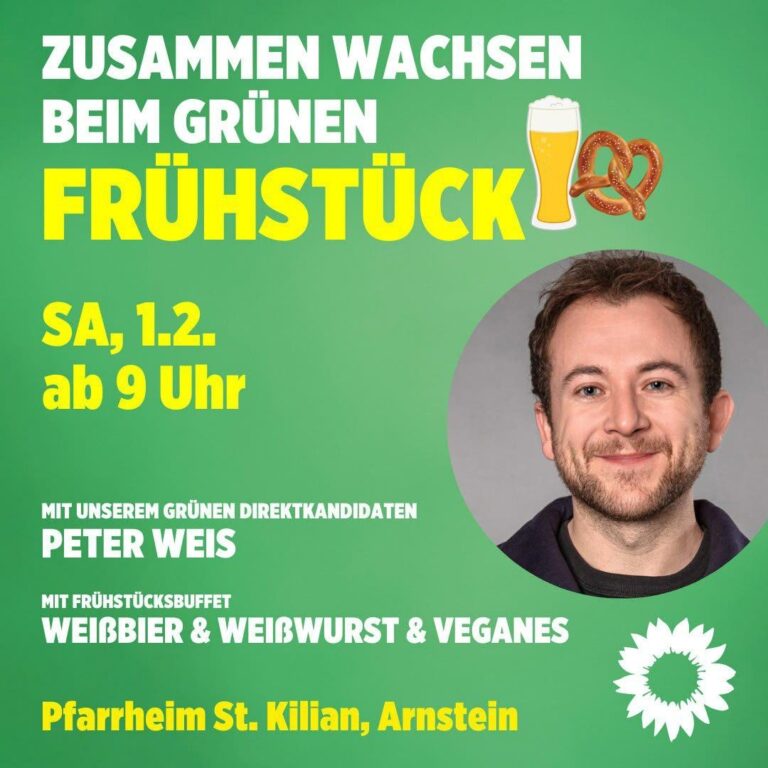 Einladung zum Frühstück mit Peter Weis