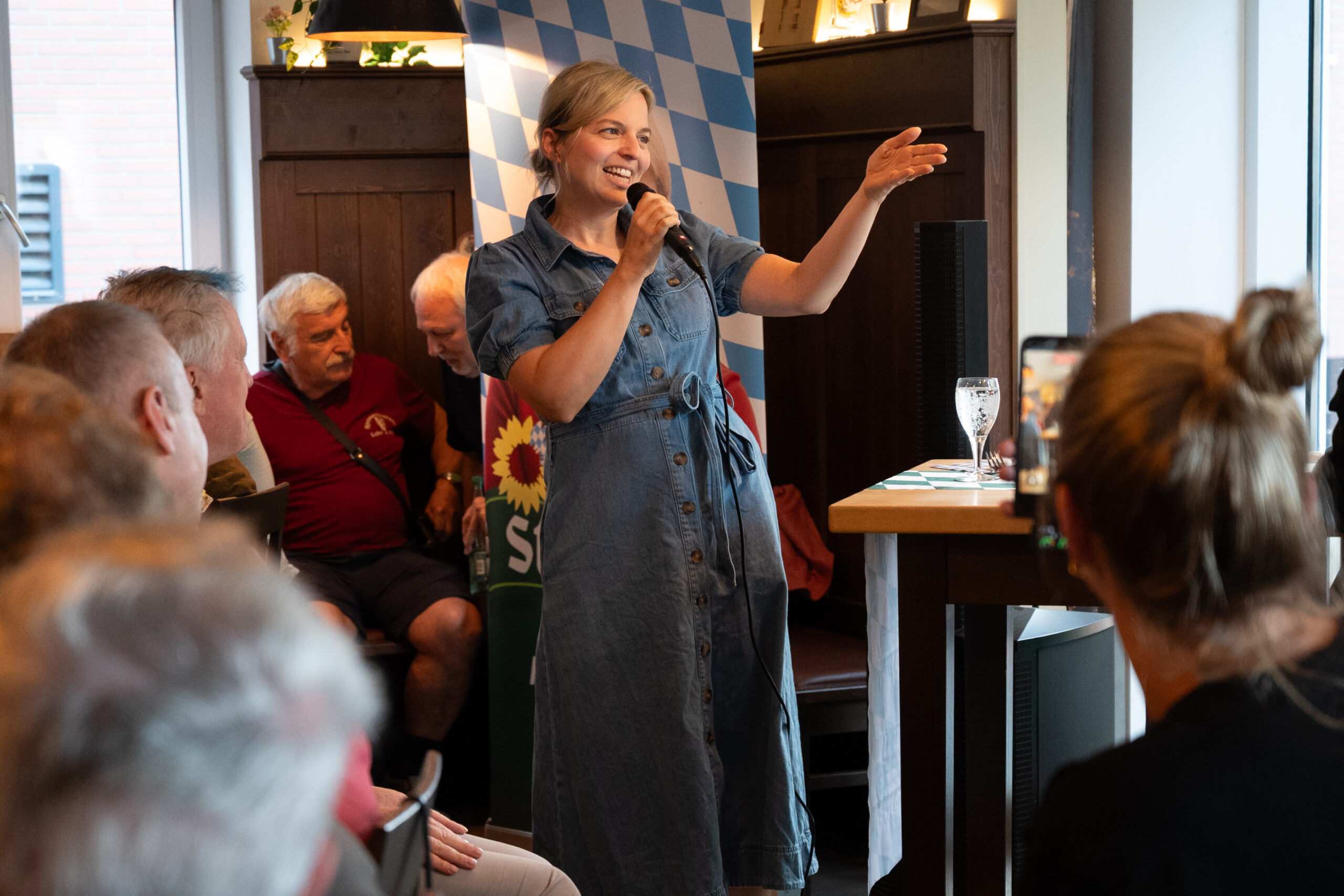 Katharina Schulze im Lohrer Brauhaus