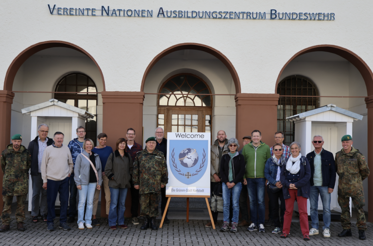 Karlstädter Grüne zu Gast beim Vereinte Nationen Ausbildungszentrum der Bundeswehr 